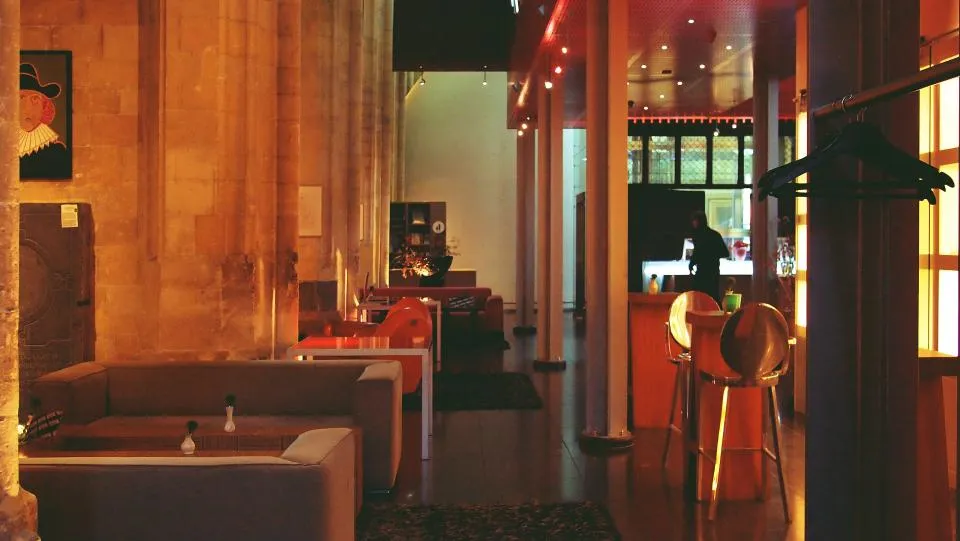 Hotel lounge and bar area