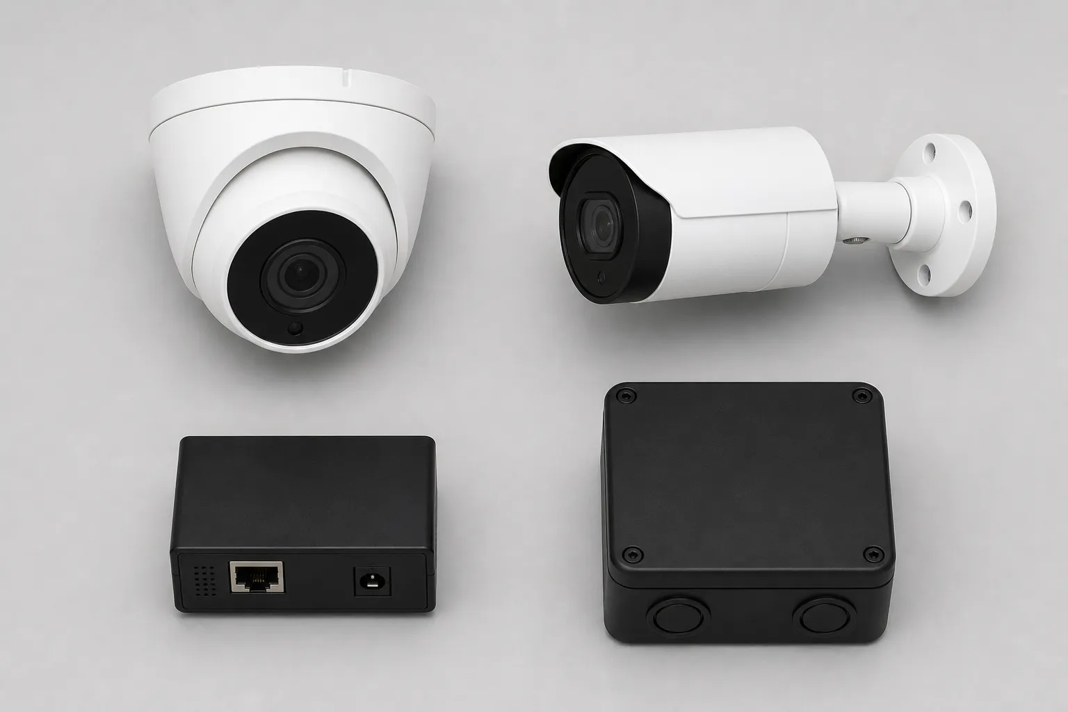 Full-site package of cameras, recorder, and cloud connector