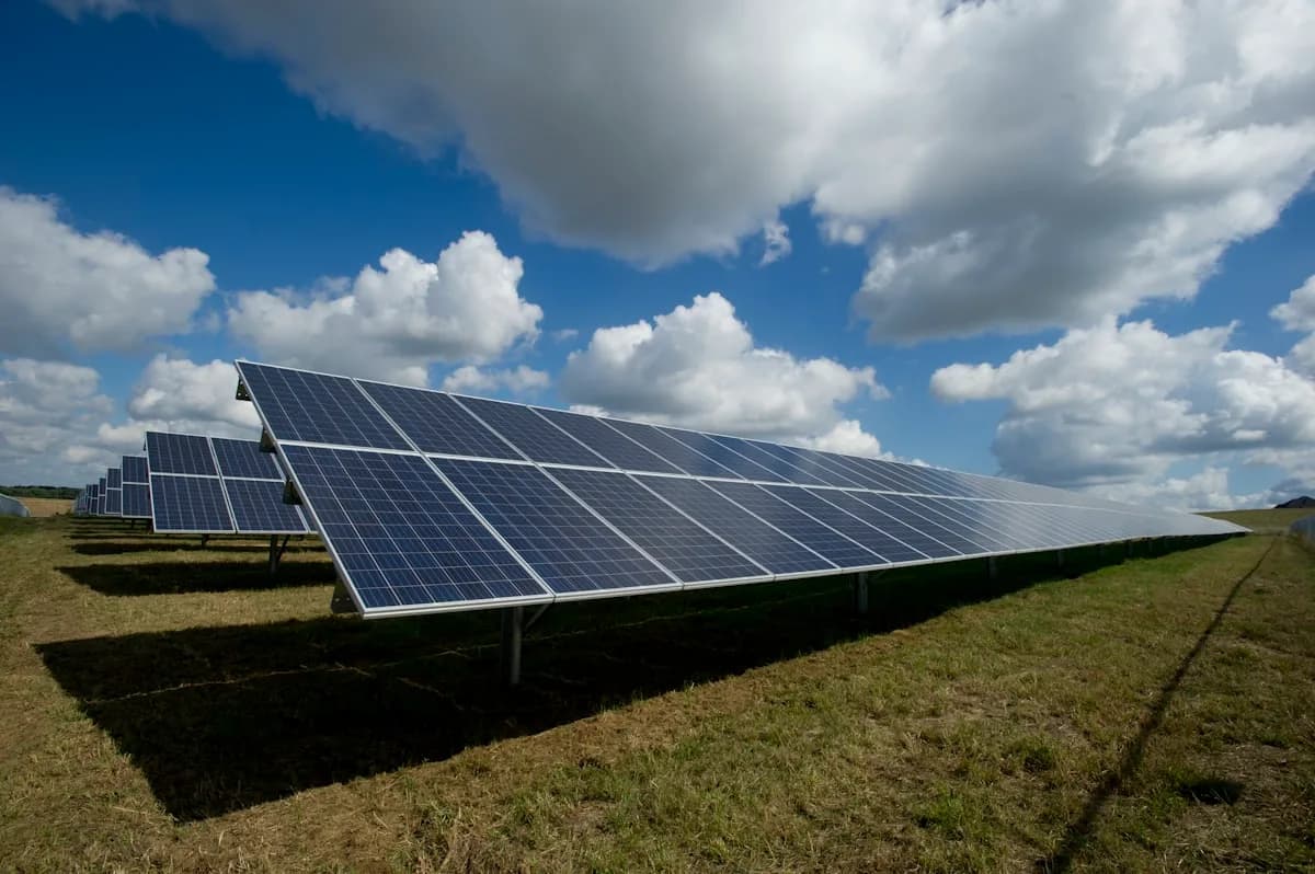 Solar field and remote renewable energy site