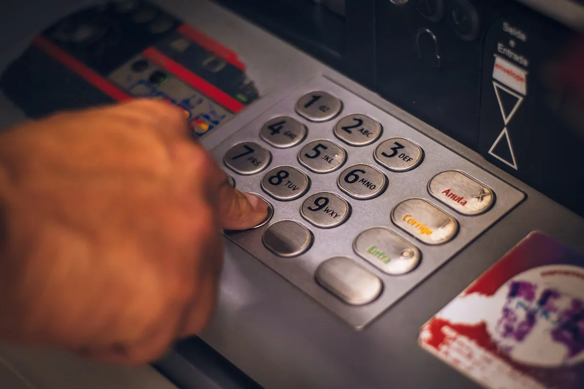 ATM keypad and branch transaction follow-up